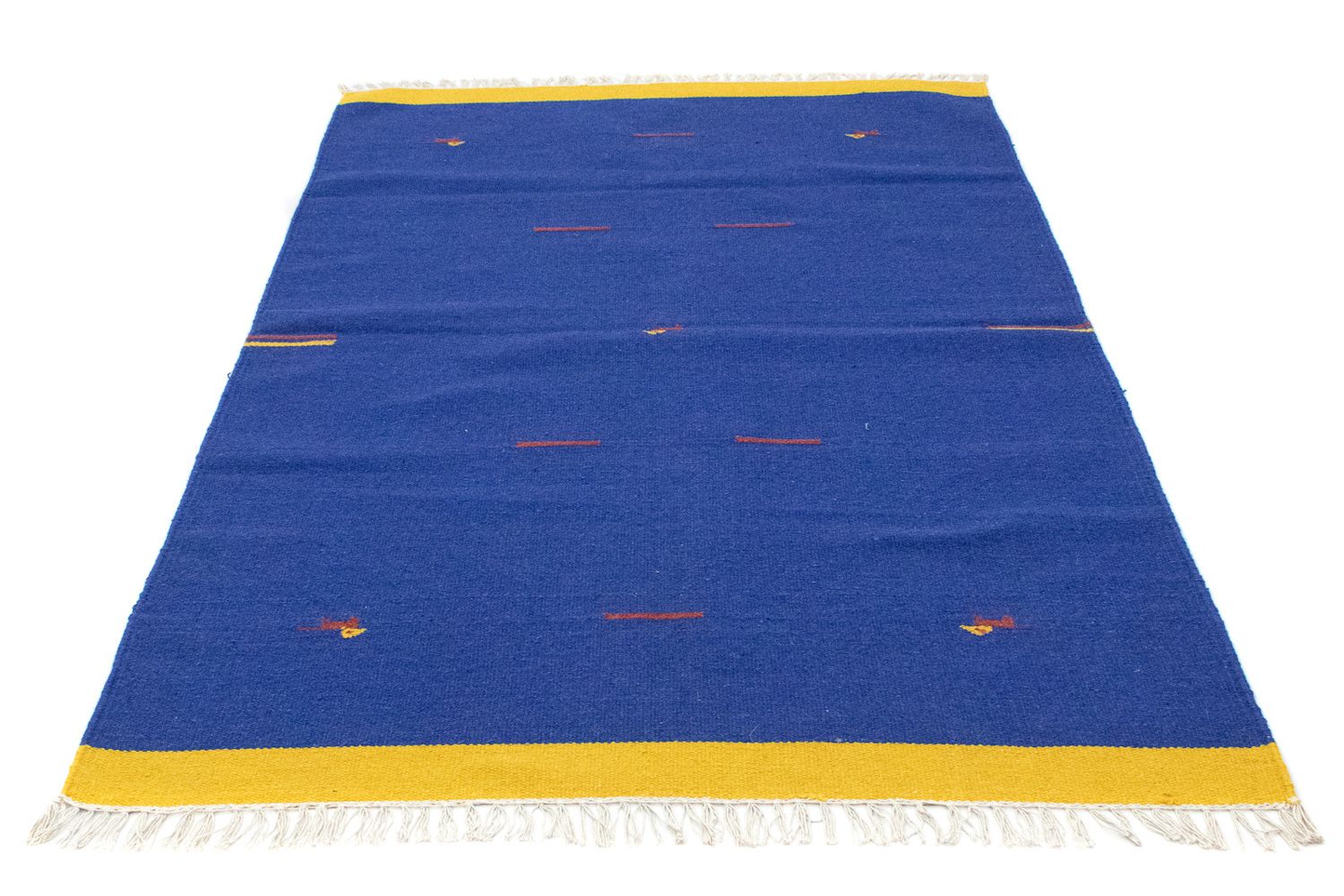 Kelim Teppich - Trendy 180 x 120 cm - blau