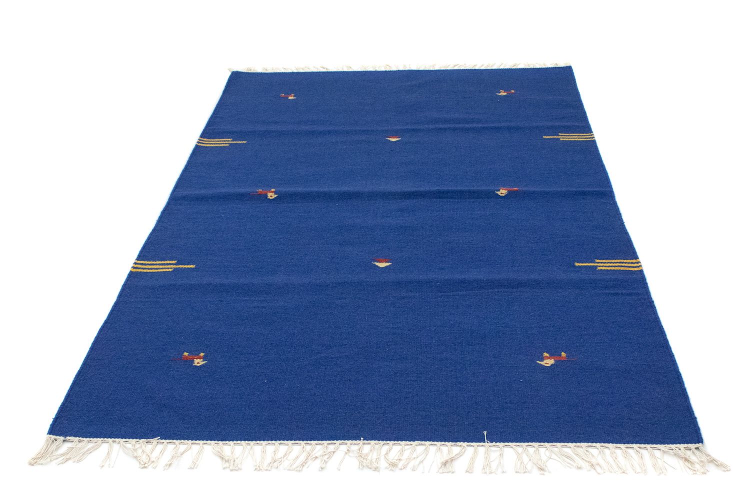 Kelim Teppich - Trendy 180 x 120 cm - blau