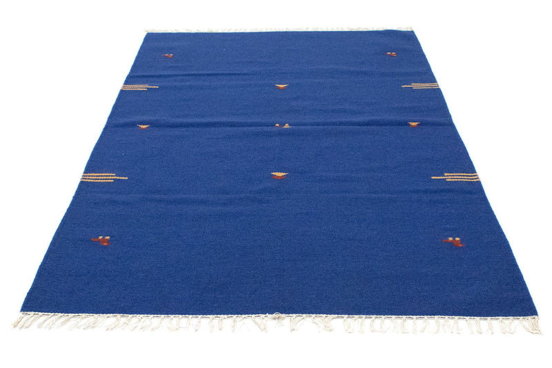 Kelim Teppich - Trendy 180 x 120 cm - blau