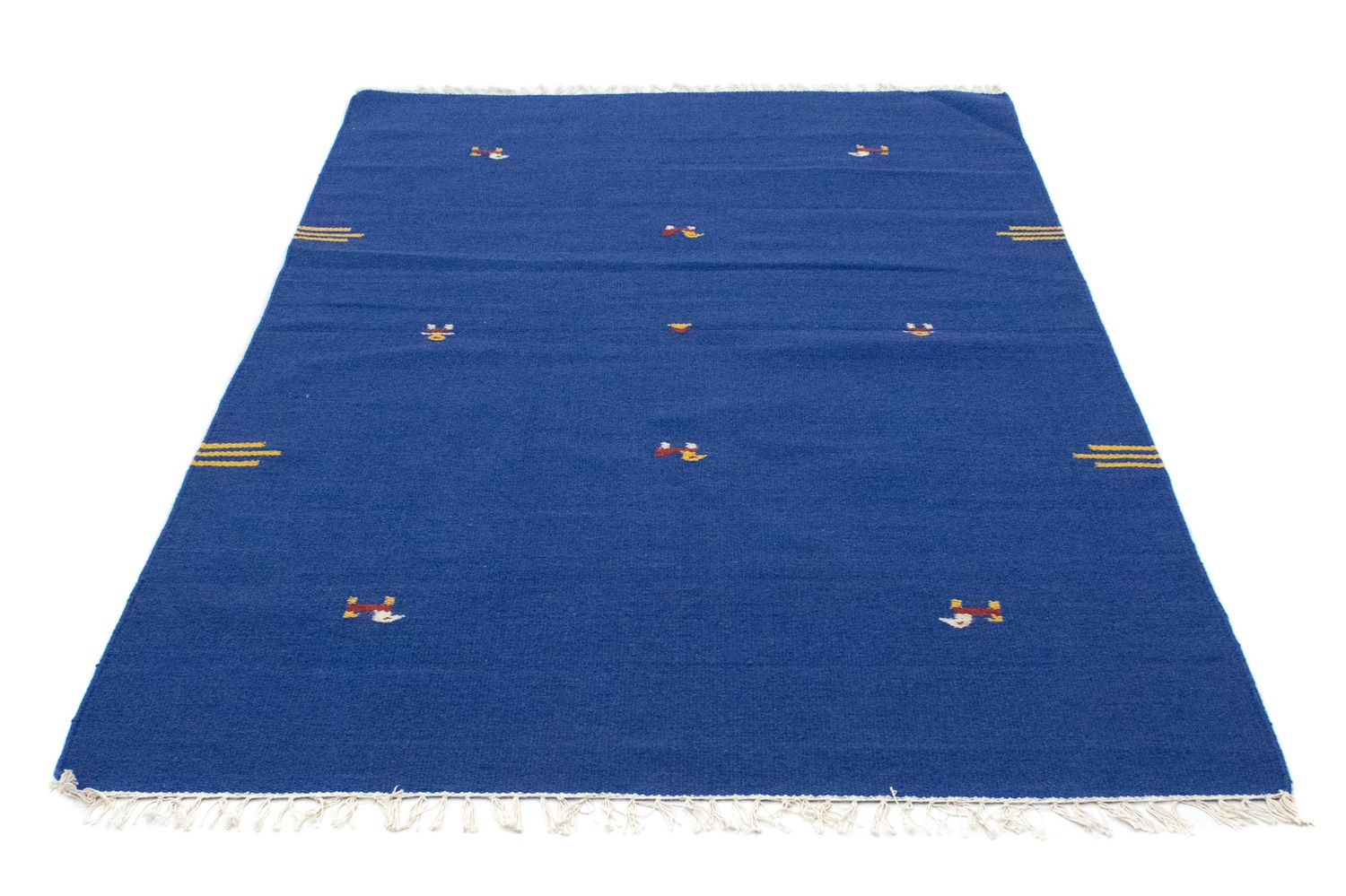 Kelim Teppich - Trendy 180 x 120 cm - blau