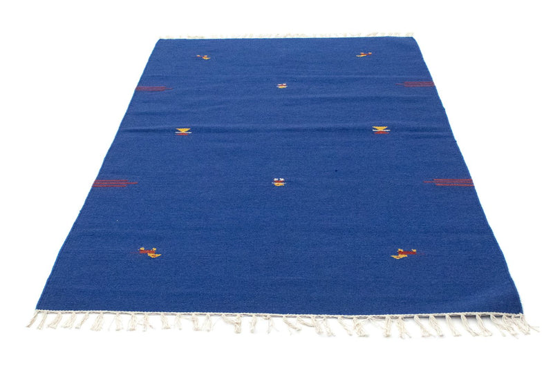 Kelim Teppich - Trendy 180 x 120 cm - blau