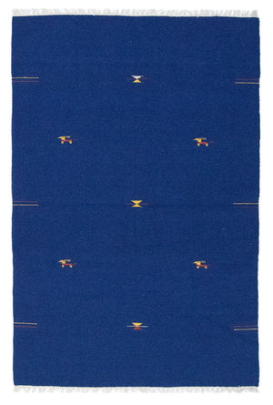 Kelim Teppich - Trendy 180 x 120 cm - blau