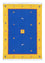 Kelim Teppich - Trendy 200 x 140 cm - blau