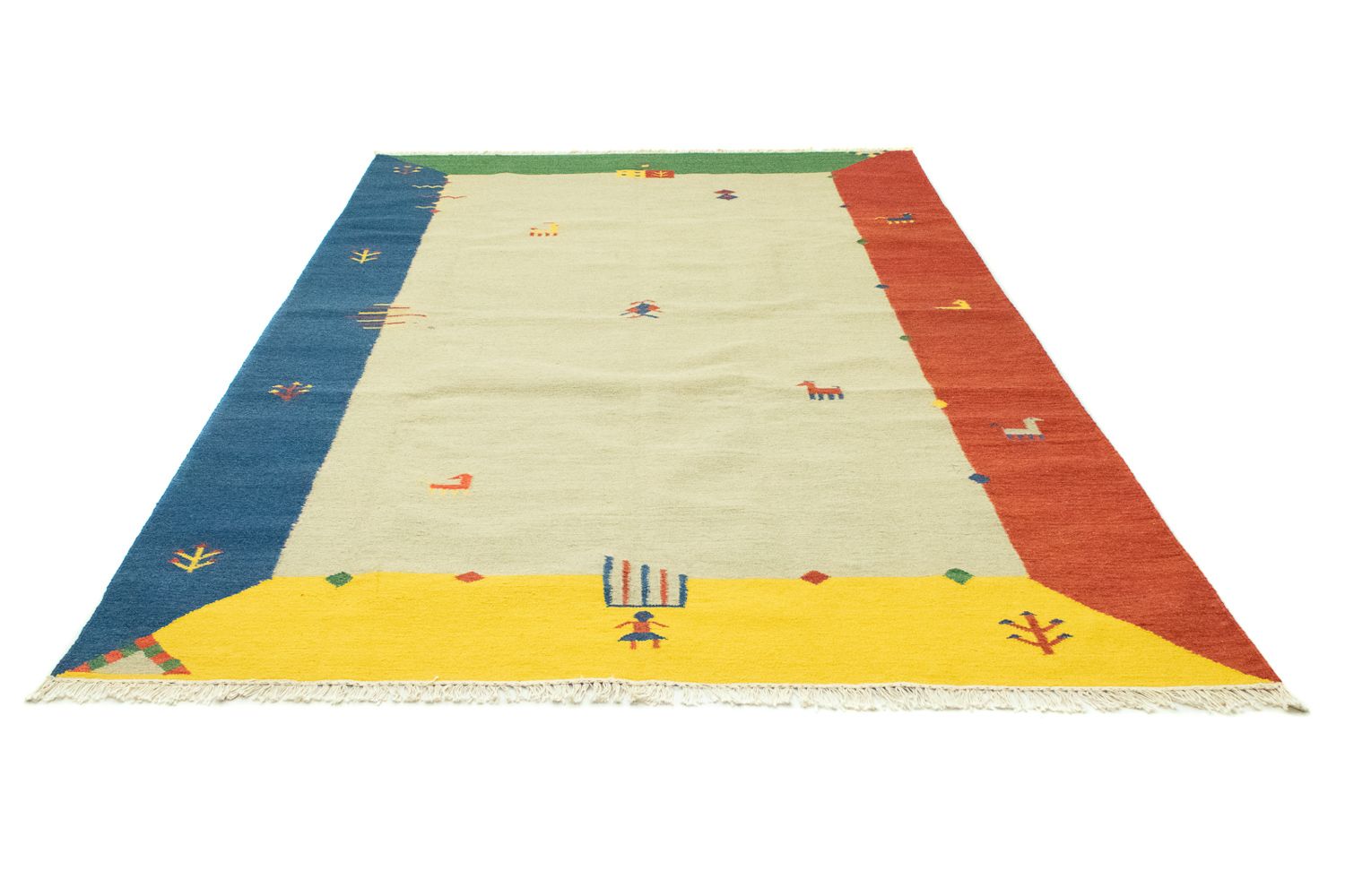 Kelim Teppich - Trendy 300 x 200 cm - beige
