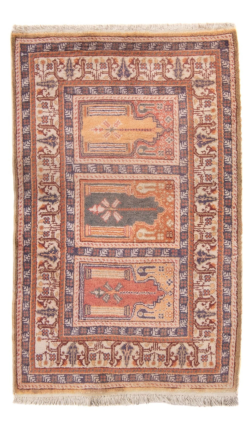Seidenteppich - Kayseri - 97 x 61 cm - mehrfarbig