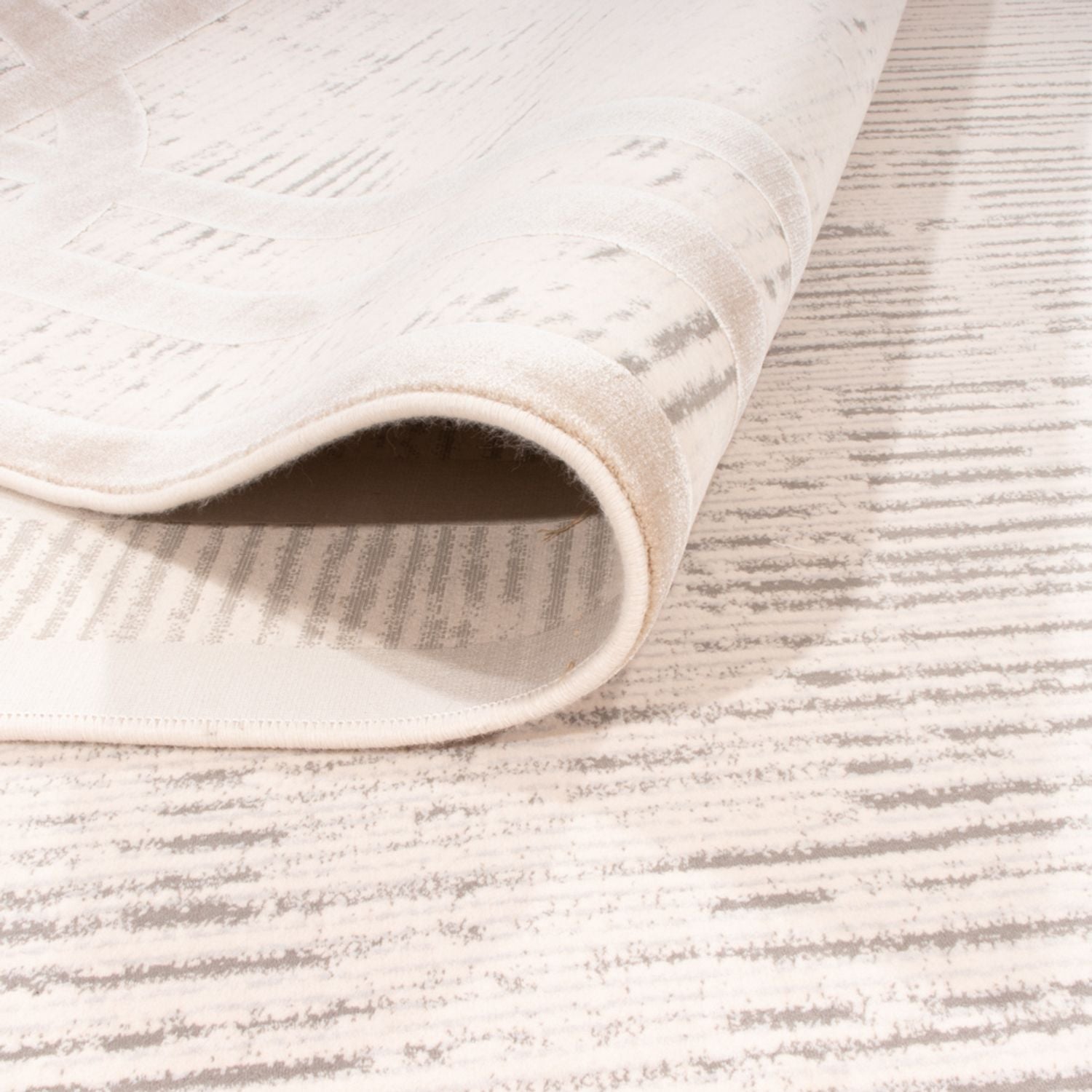 Designer Teppich - 300 x 200 cm - beige