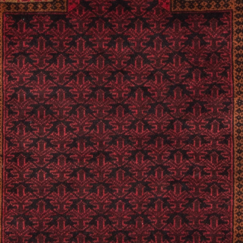 Belutsch Teppich - Gebetsteppich - 140 x 90 cm - dunkelblau