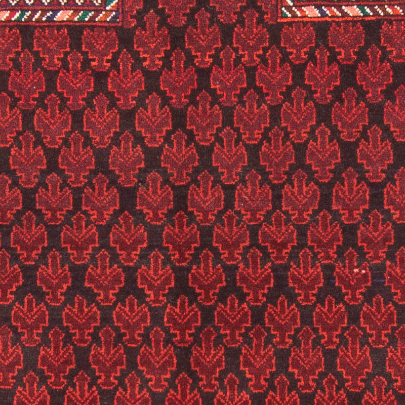 Belutsch Teppich - Gebetsteppich - 155 x 103 cm - rot