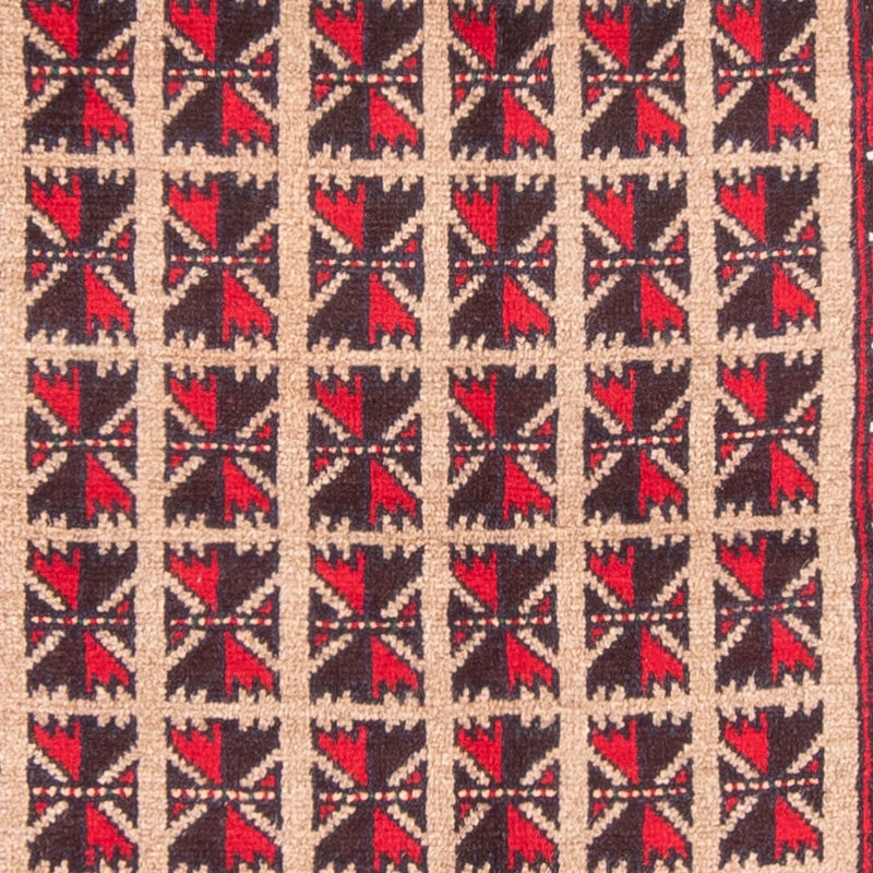 Belutsch Teppich - Gebetsteppich - 140 x 93 cm - beige