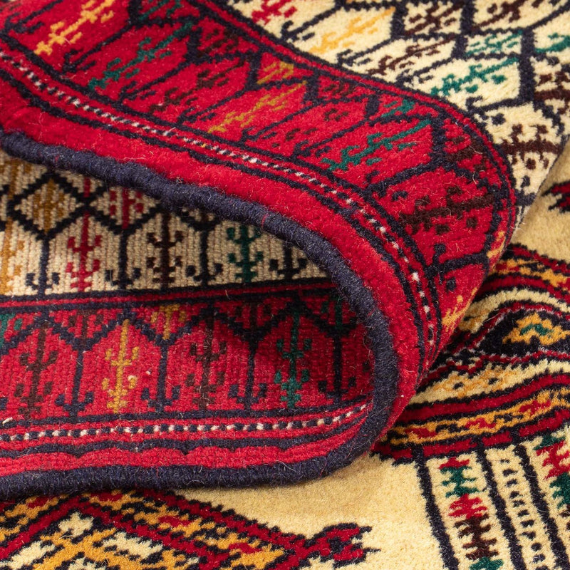 Turkaman Teppich - 167 x 120 cm - beige