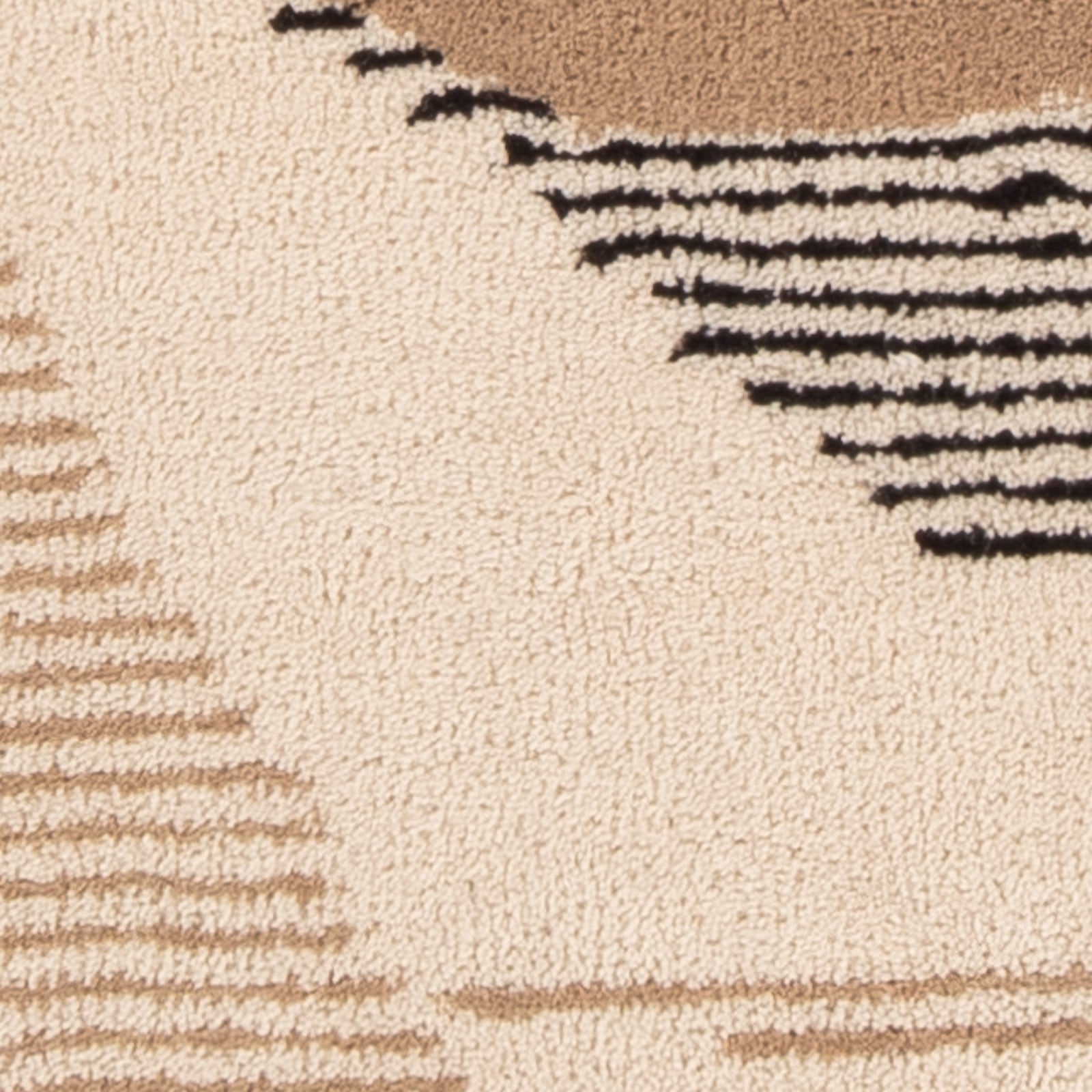 Wollteppich - 90 x 60 cm - beige
