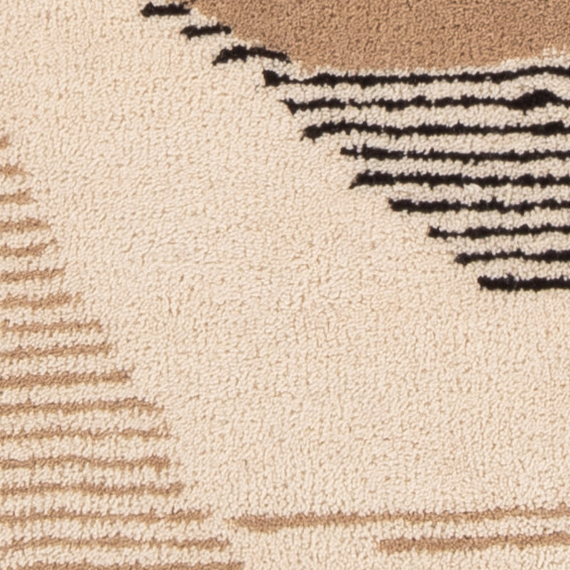 Wollteppich - 90 x 60 cm - beige
