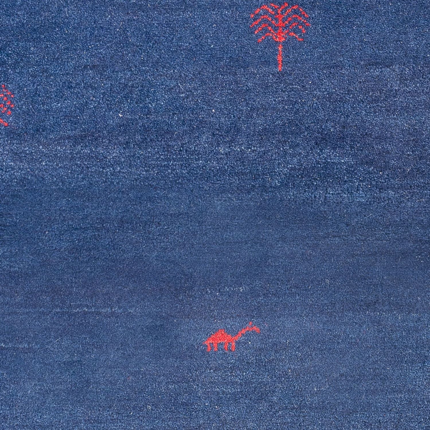 Gabbeh Teppich - Indus - 180 x 120 cm - dunkelblau