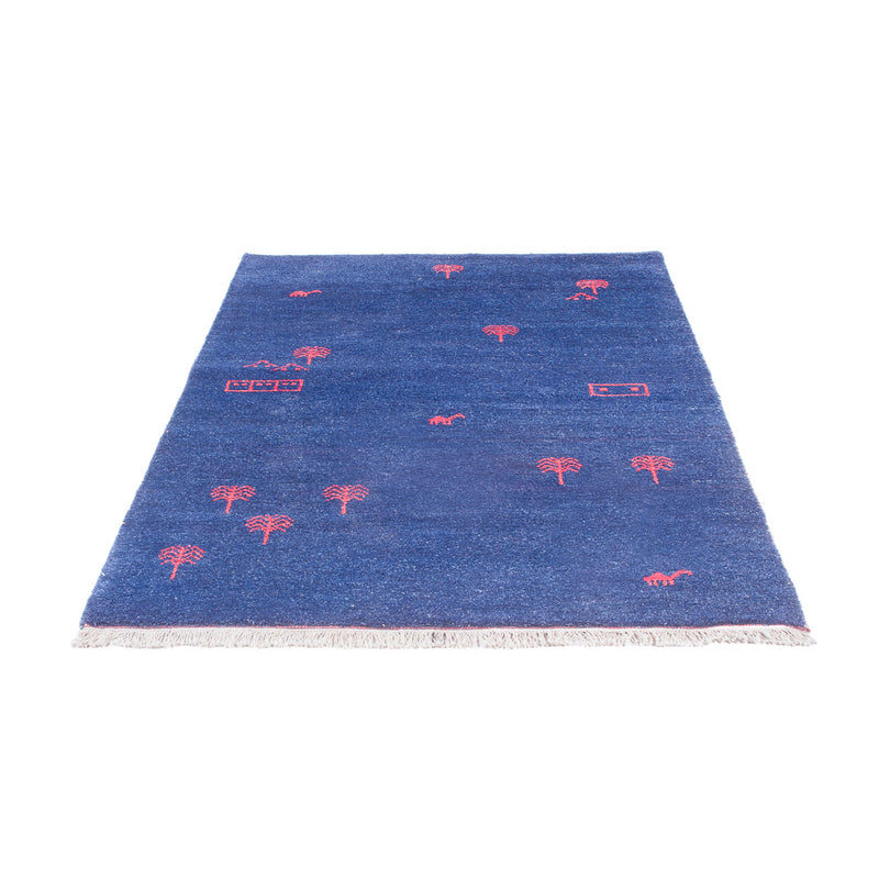 Gabbeh Teppich - Indus - 180 x 120 cm - dunkelblau