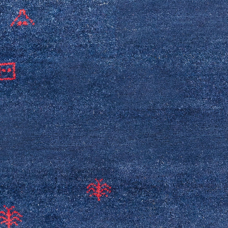 Gabbeh Teppich - Indus - 180 x 120 cm - dunkelblau