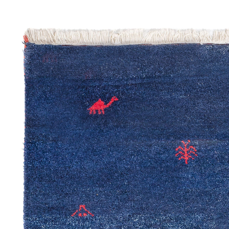 Gabbeh Teppich - Indus - 180 x 120 cm - dunkelblau