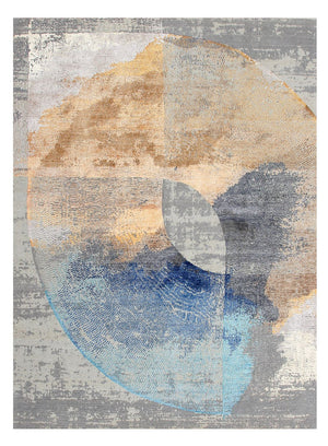 Designer Teppich - 306 x 244 cm - mehrfarbig