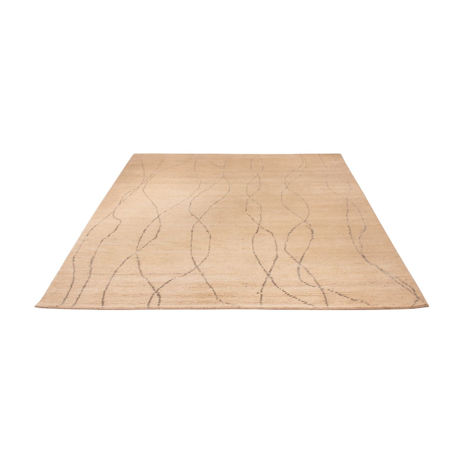 Designer Teppich - 236 x 176 cm - beige