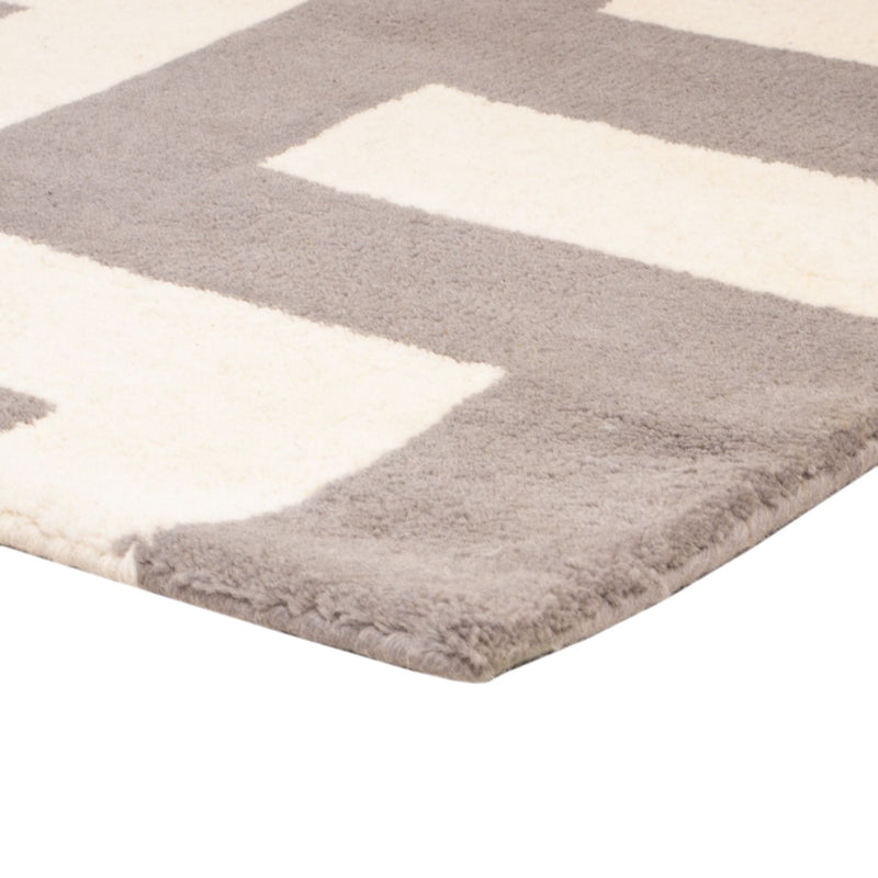 Designer Teppich - 200 x 140 cm - grau