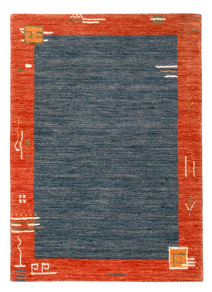 Gabbeh Teppich - Softy - 90 x 60 cm - blau