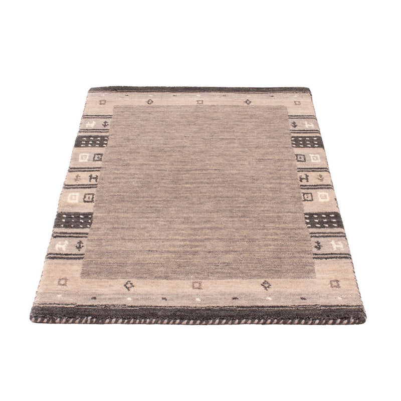 Gabbeh Teppich - Softy - 90 x 60 cm - grau