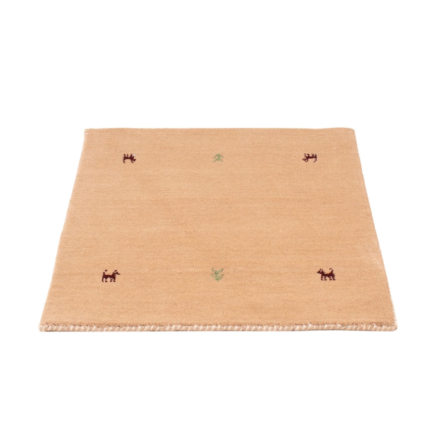 Gabbeh Teppich - Softy - 65 x 60 cm - beige