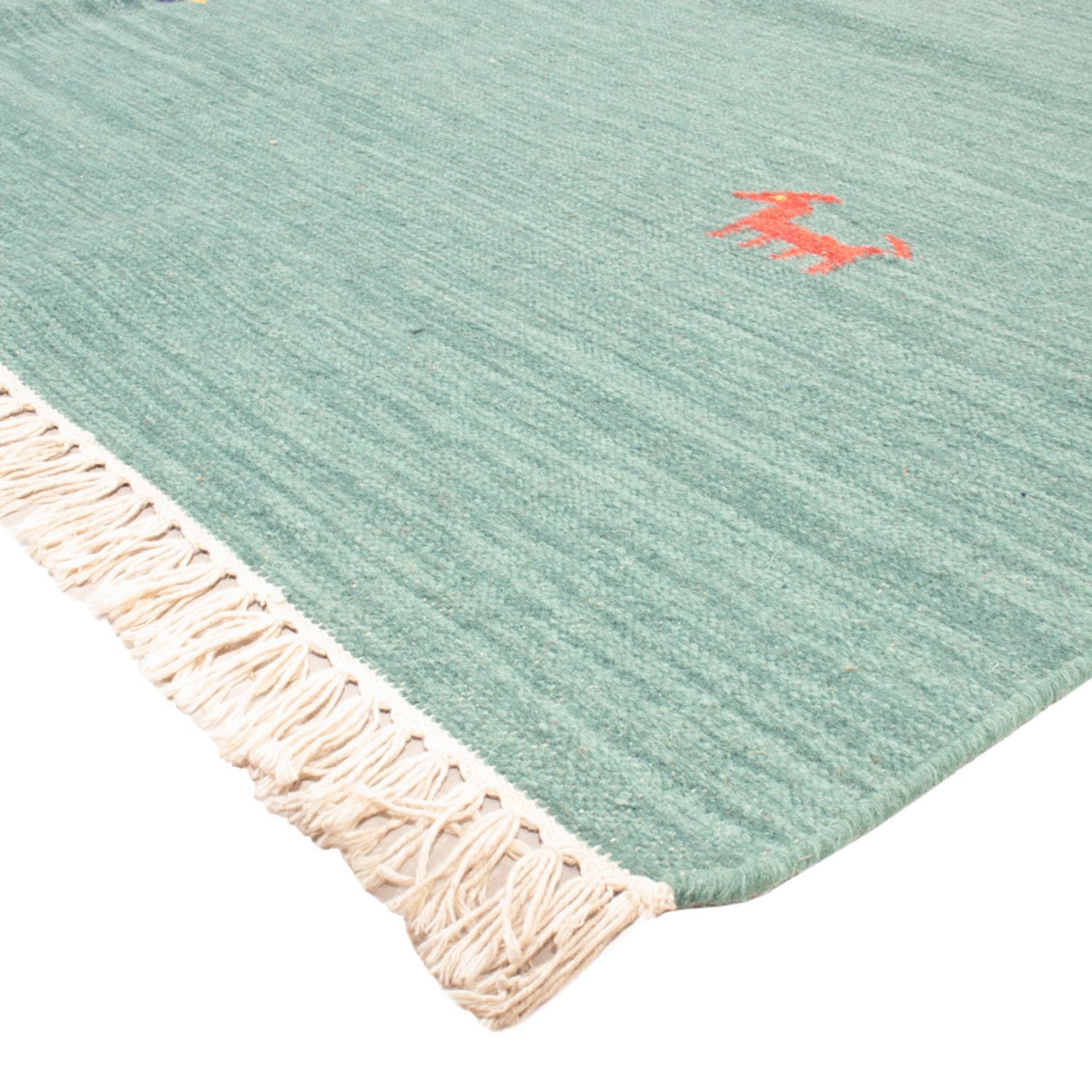 Kelim Teppich - Trendy - 240 x 160 cm - türkis