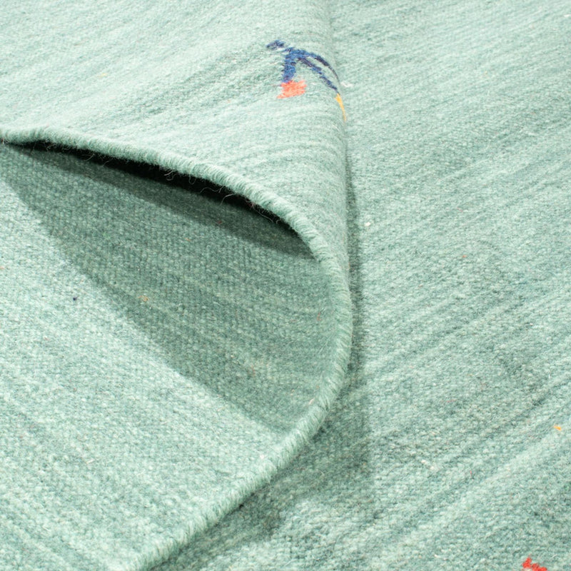 Kelim Teppich - Trendy - 240 x 160 cm - türkis