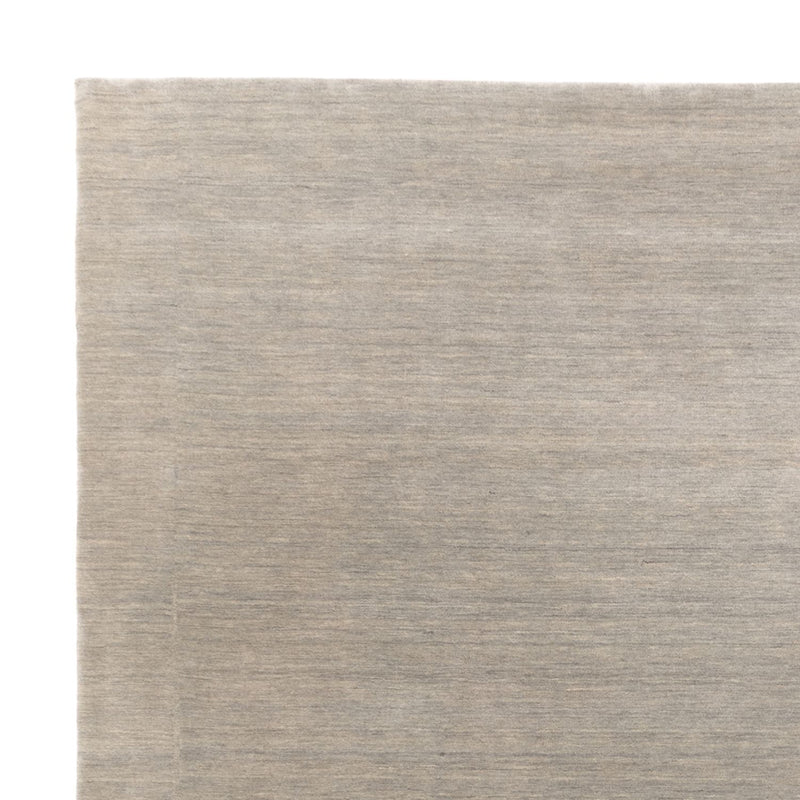 Gabbeh Teppich - Loribaft Softy quadratisch  - 250 x 250 cm - silber