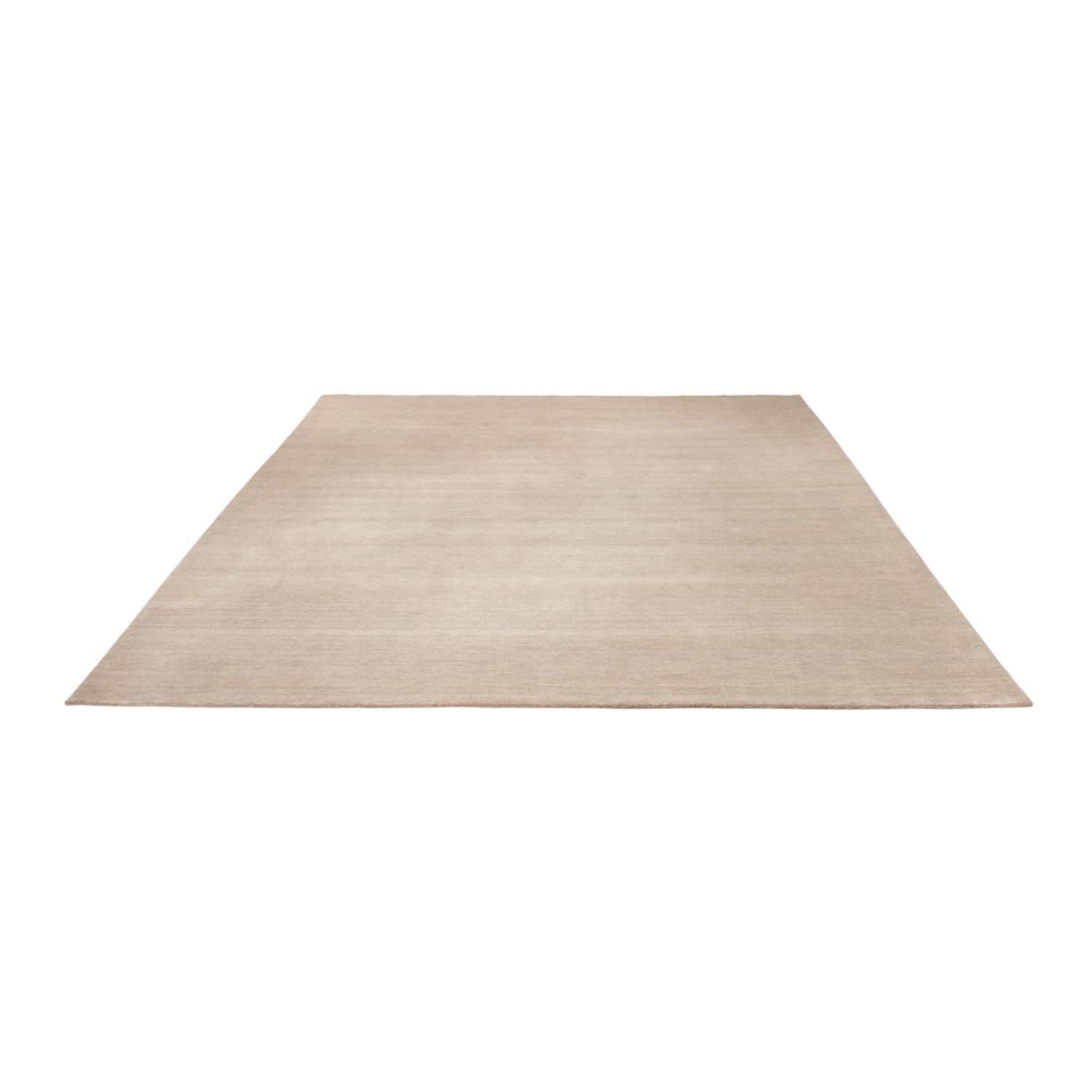 Gabbeh Teppich - Loribaft Softy quadratisch  - 250 x 250 cm - silber