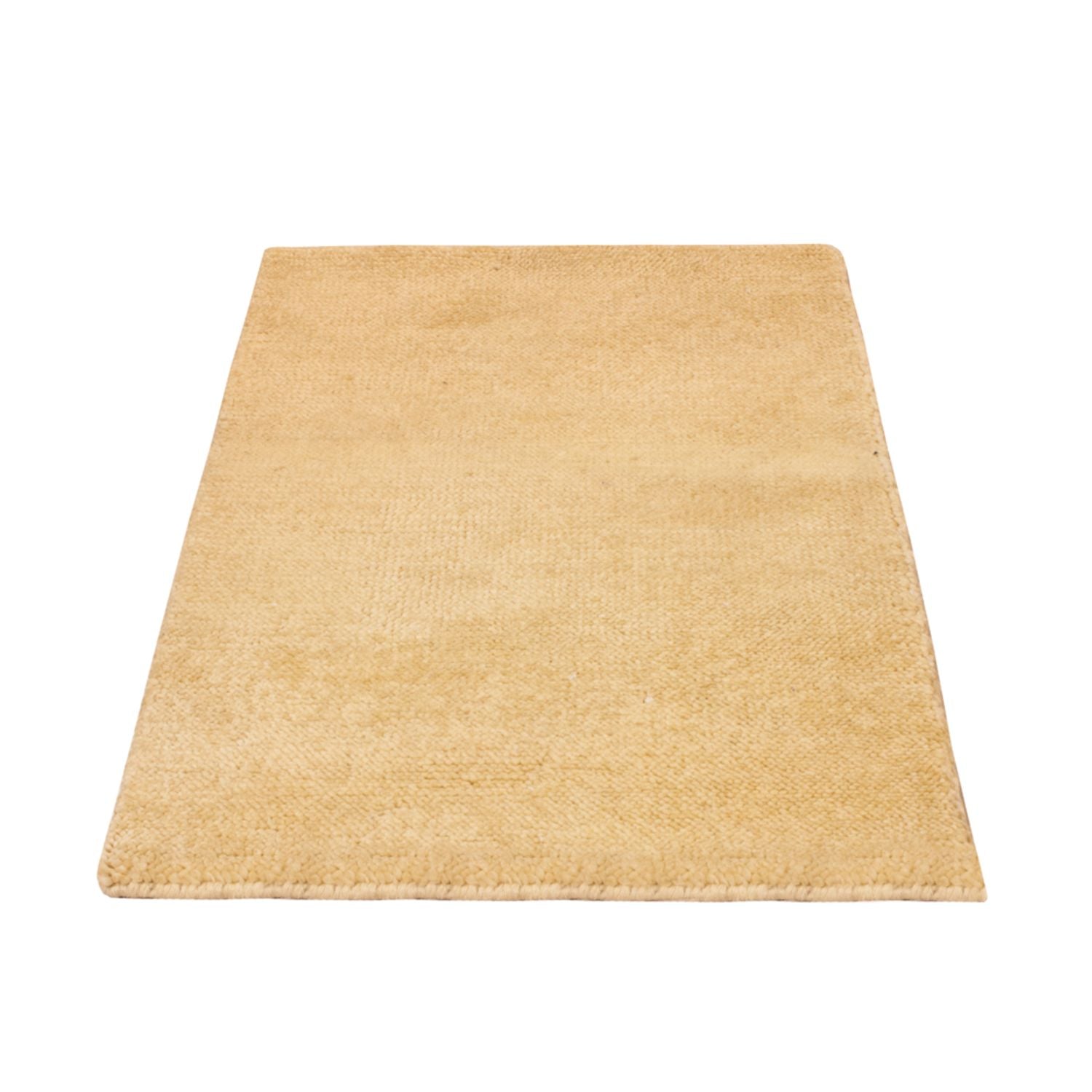 Wollteppich - 90 x 60 cm - creme