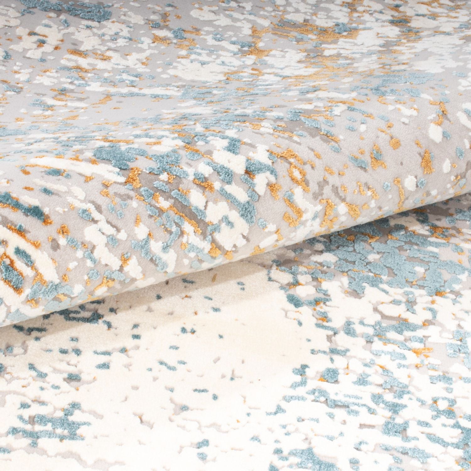 Designer Teppich - 300 x 200 cm - hellblau