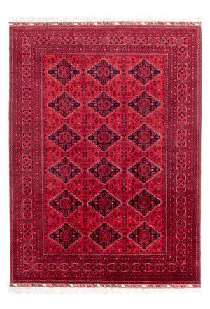 Afghan Teppich - 293 x 196 cm - rot