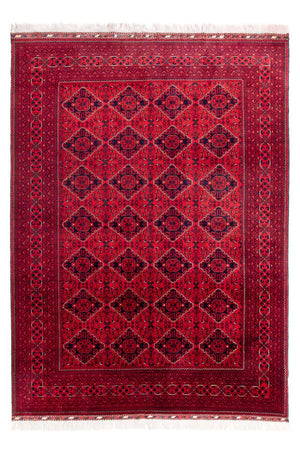Afghan Teppich - 349 x 246 cm - rot