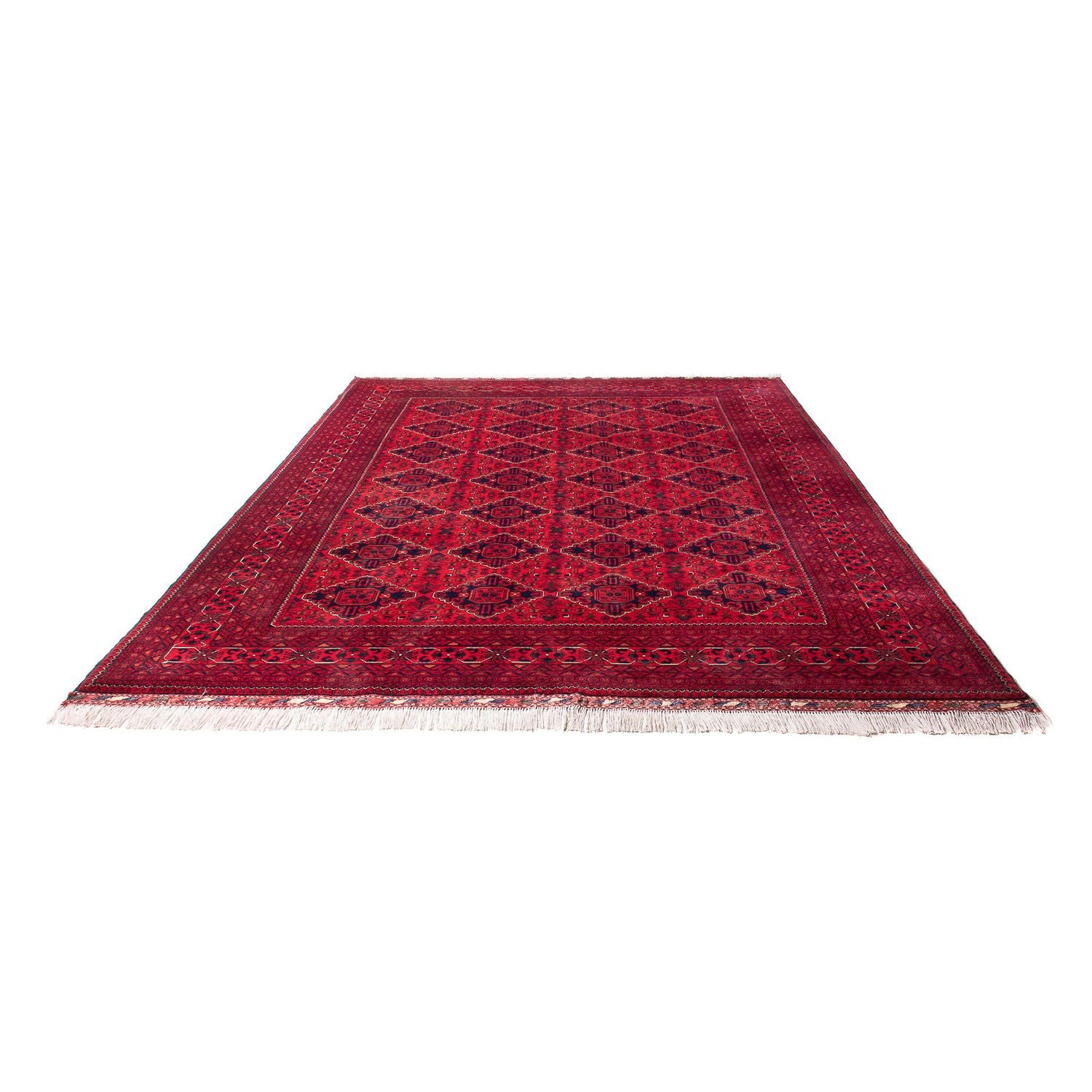 Afghan Teppich - 349 x 246 cm - rot