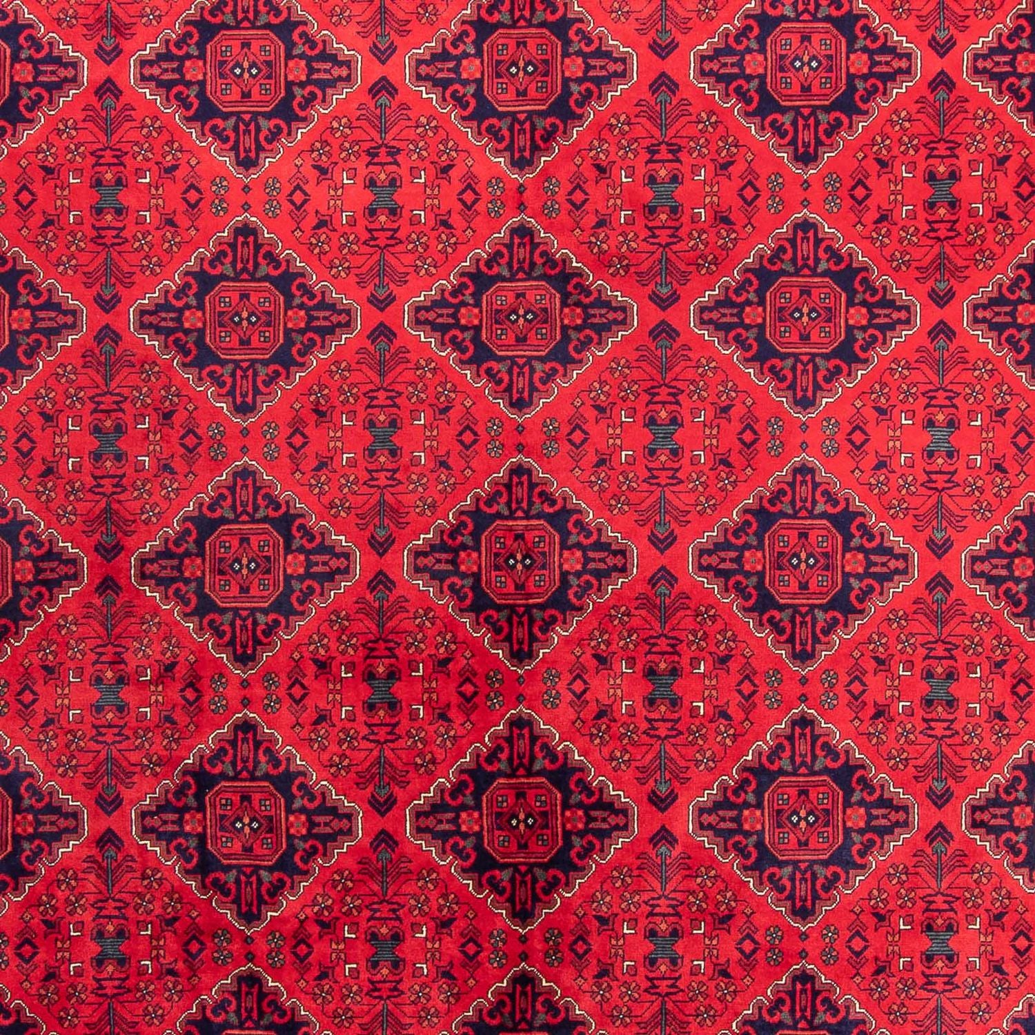 Afghan Teppich - 414 x 292 cm - rot