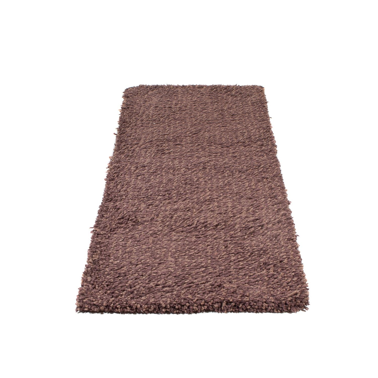 Läufer Hochflor - 203 x 64 cm - braun
