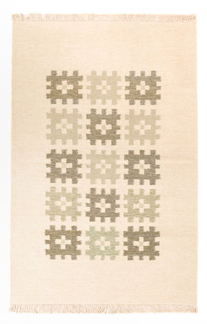 Kelim Teppich - Trendy - 180 x 120 cm - beige