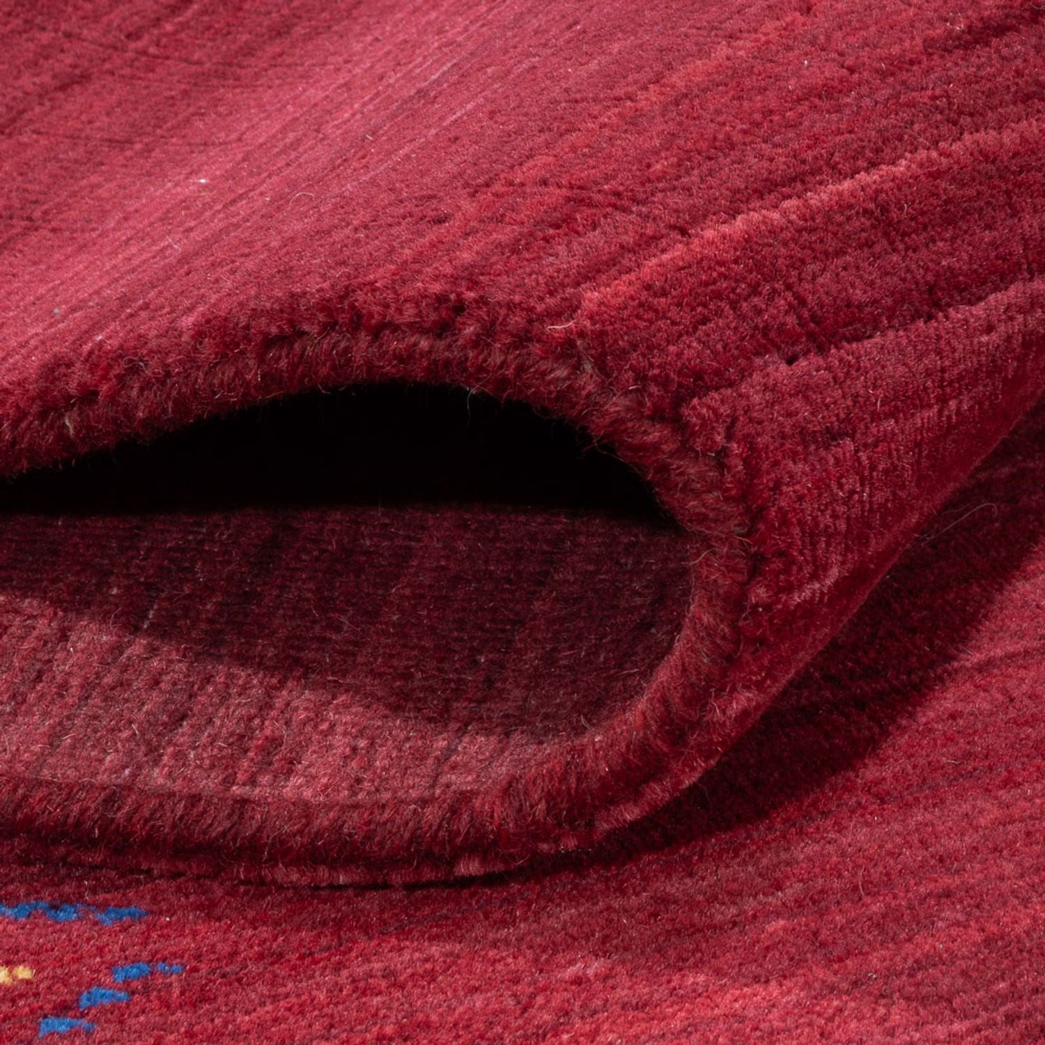 Gabbeh Teppich - Loribaft Softy - 240 x 170 cm - rot