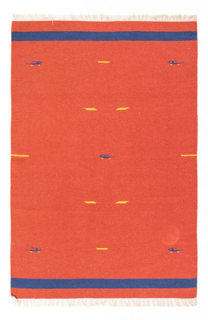 Kelim Teppich - Trendy - 180 x 120 cm - rost