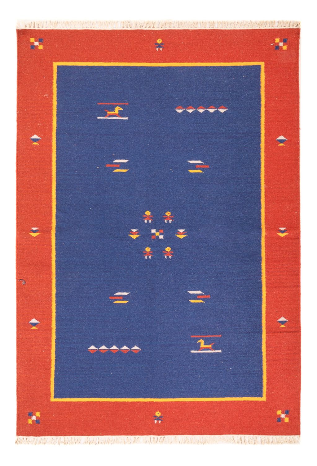 Kelim Teppich - Trendy - 200 x 140 cm - mehrfarbig