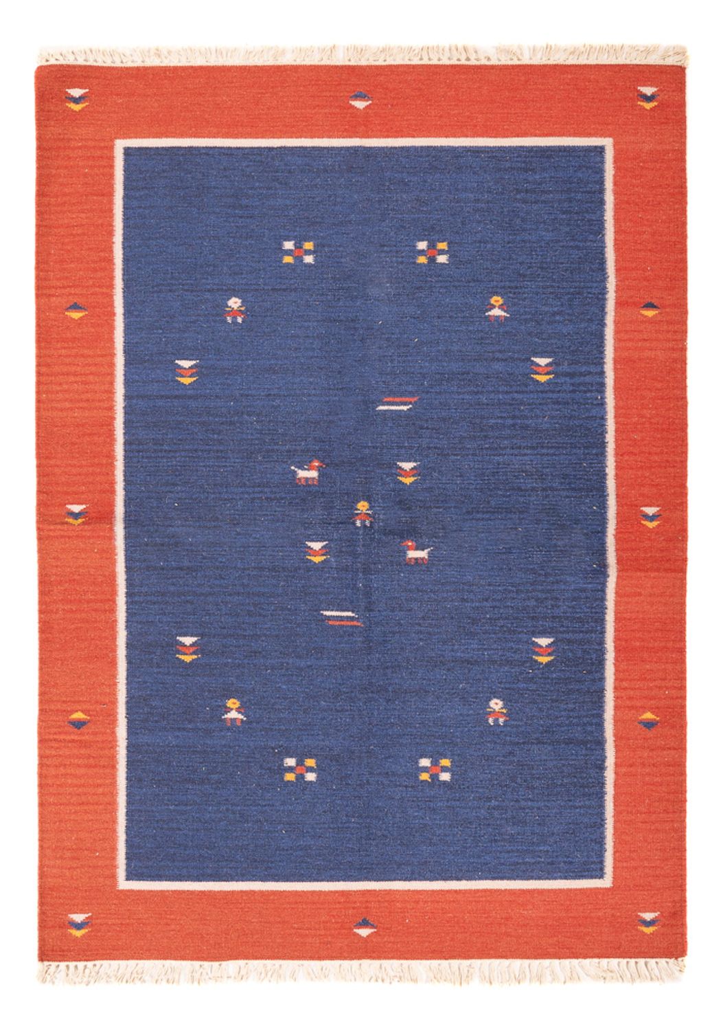 Kelim Teppich - Trendy - 200 x 140 cm - mehrfarbig