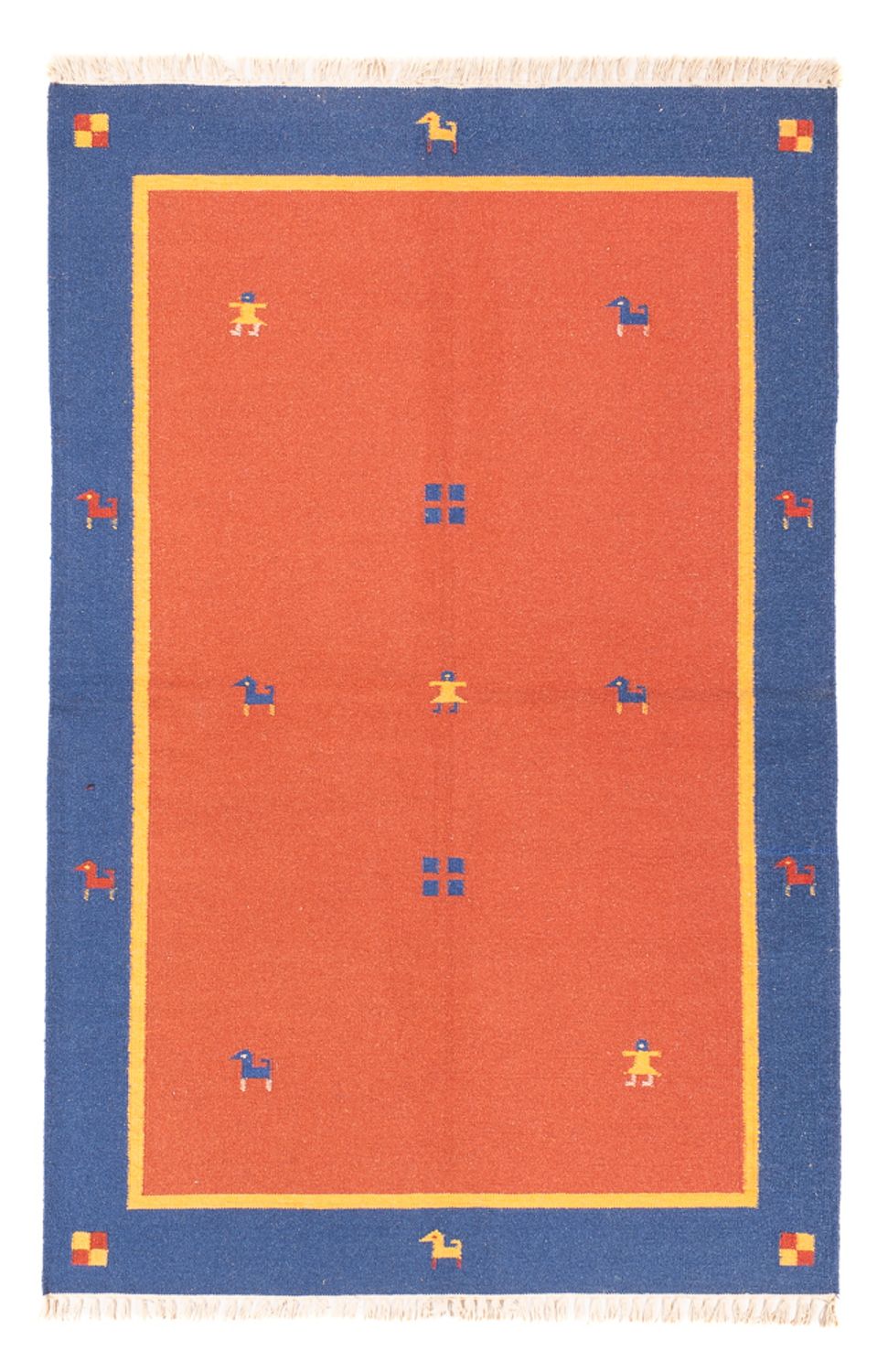 Kelim Teppich - Trendy - 200 x 140 cm - mehrfarbig