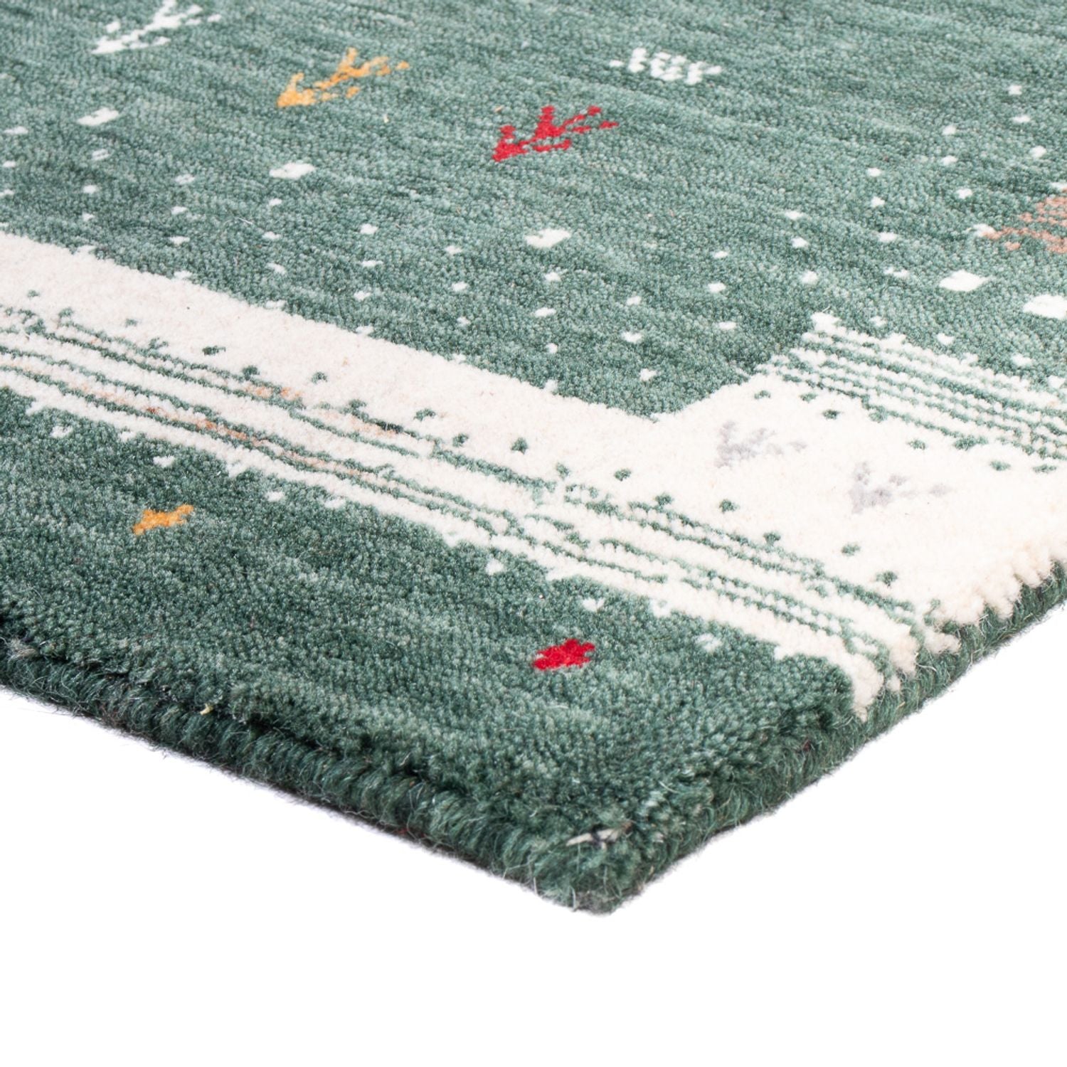 Gabbeh Teppich - Loribaft Indus - 90 x 60 cm - mehrfarbig