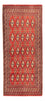 Turkaman Teppich - 130 x 60 cm - hellrot