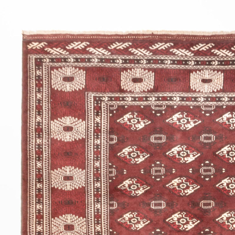 Turkaman Teppich - 380 x 260 cm - dunkelrot