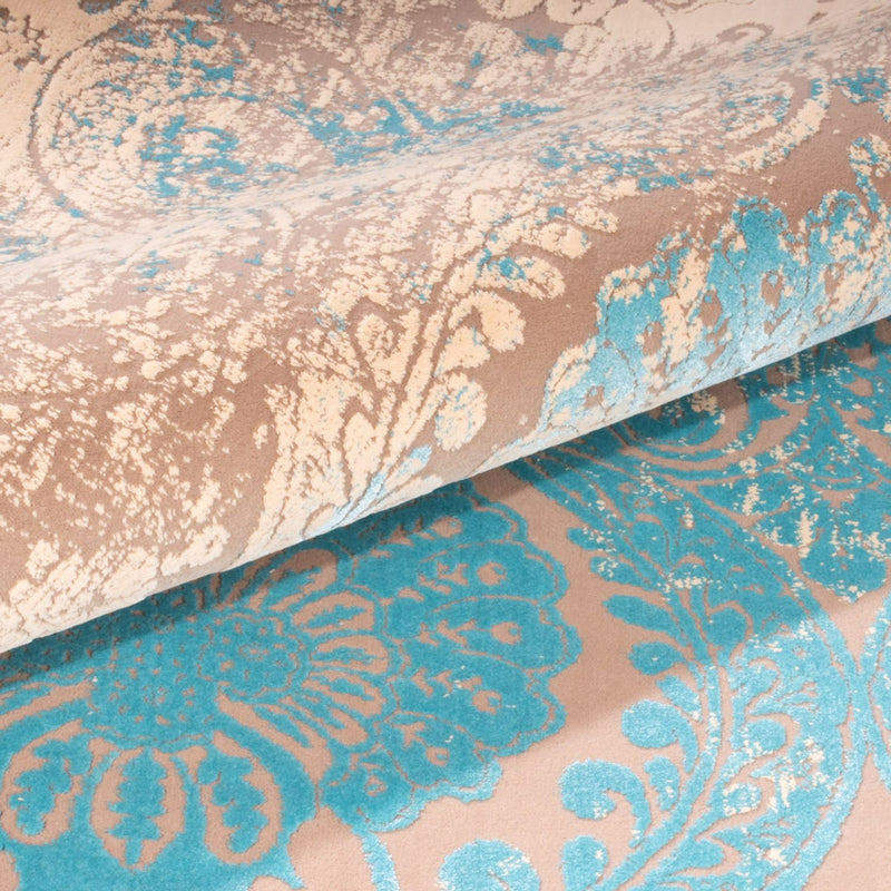 Designer Teppich - 225 x 150 cm - türkis