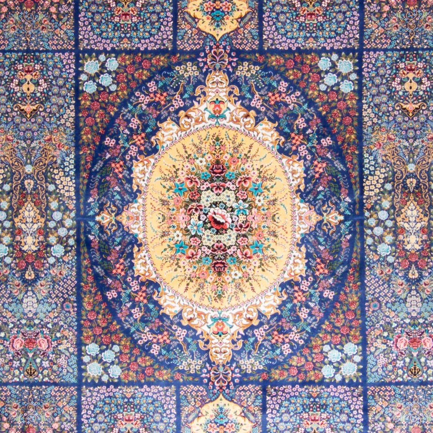 Perserteppich - Ghom - 300 x 200 cm - blau