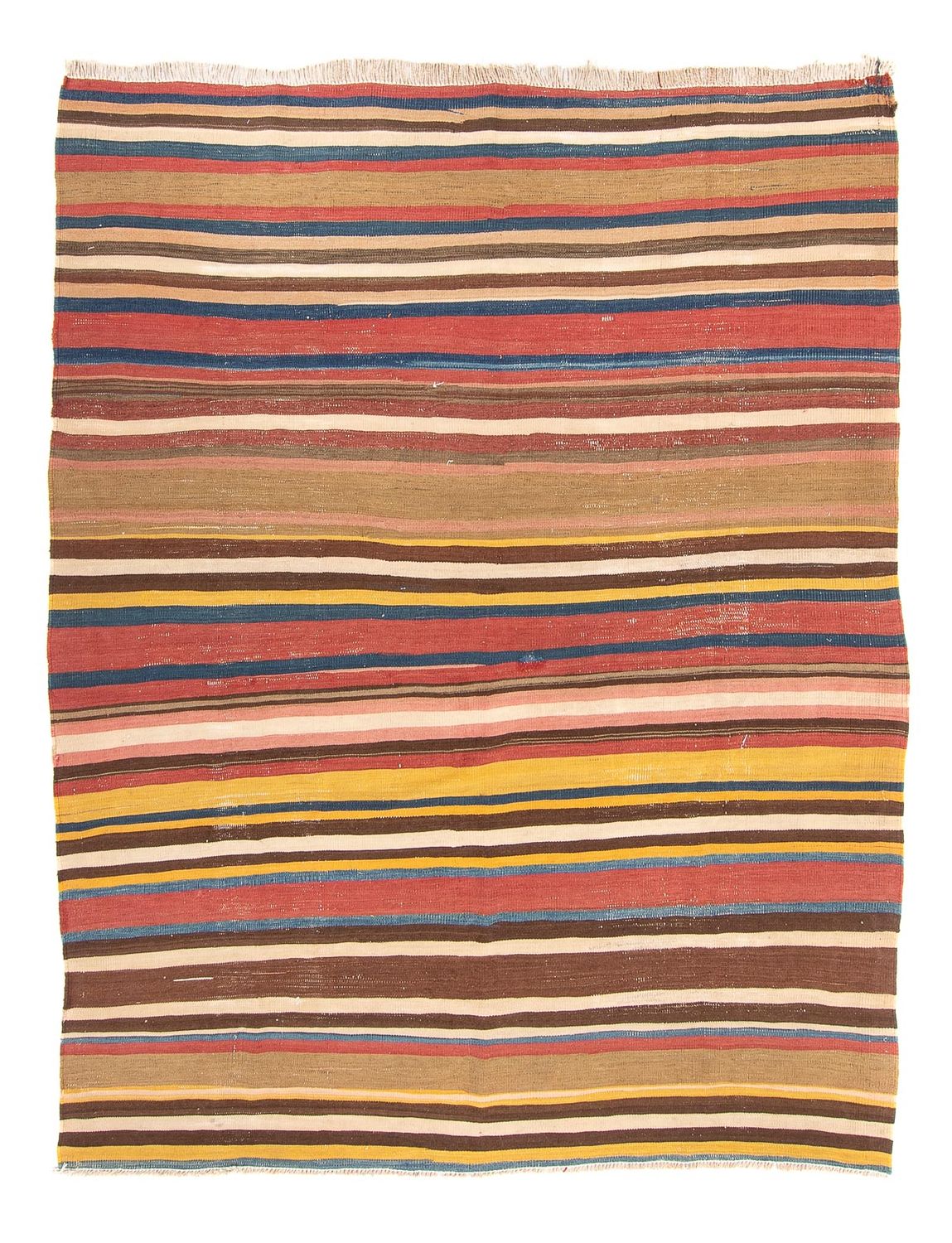 Kelim Teppich - Old - 215 x 172 cm - mehrfarbig