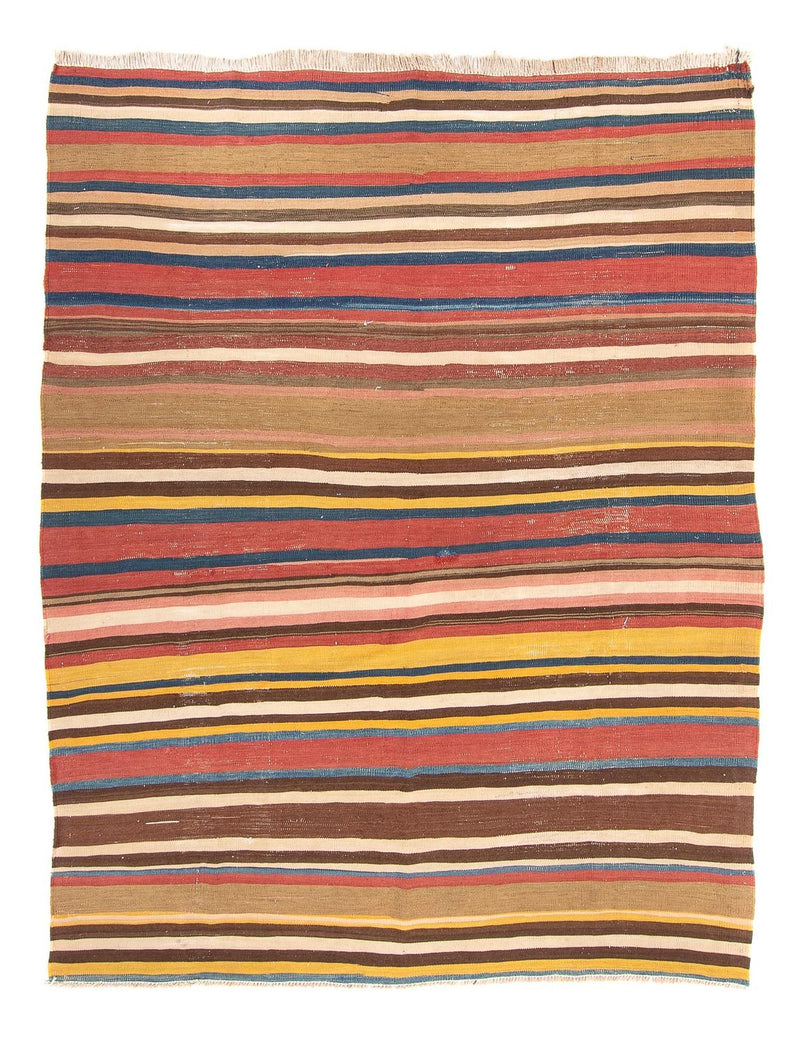 Kelim Teppich - Old - 215 x 172 cm - mehrfarbig